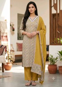Stylish Cotton Kurta Set