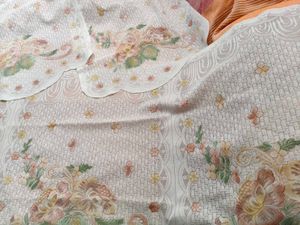 Floral Embroidered Sofa covers Set
