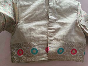 Elegant Brocade Blouse