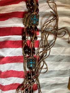 Boho Beaded Waist Belt