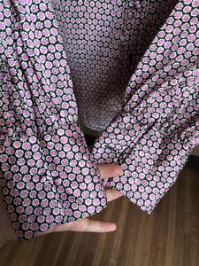 Zara satin button down shirt