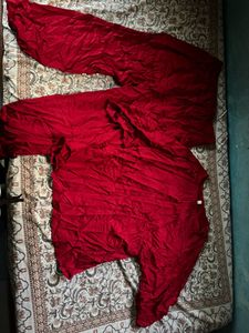 Maroon co ord Set with Pants