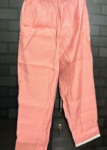 Pink and white  Embroidered Kurta Set