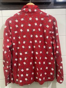 Cozy Christmas Reindeer Pajama Top