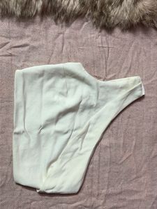 Chic White One-Shoulder Top