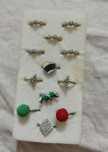 Combo Of 9 Elegant Rings