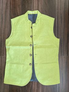 Lime Green Nehru Jacket