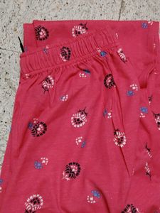 Floral Print Pajama Bottoms