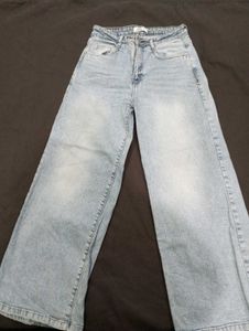 Light Wash Wide Leg Jeans