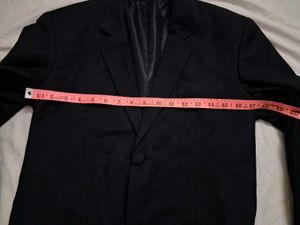 black formal blazer
