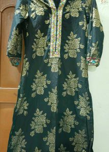 BIBA Women Cotton Straight Printed Suit Set
