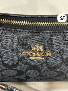 Coach Signature Jacquard Shoulder Bag