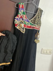 Elegant Black Ethnic Kurta Set