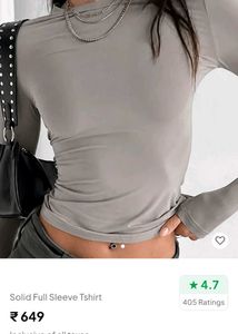 Solid Full Sleeve NEWME T-Shirt