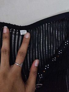Black Sheer Cover-Up