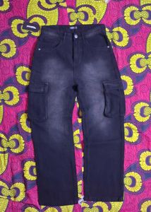 🔥 Yousta Men's Black Cargo Pants | Brand New | Ne