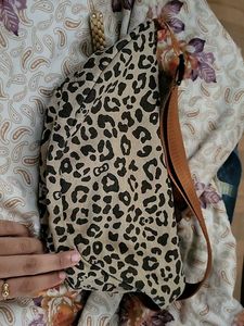 Leopard Print Crossbody Bag