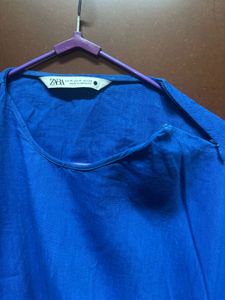 Vibrant Blue Midi Dress