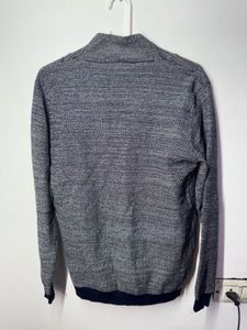 Stylish Grey Knit Cardigan