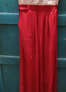 Chic Lace &amp; Red Jumpsuit