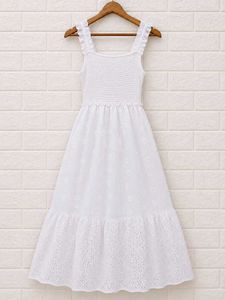 Zudio White Midi Dress