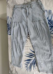 Light Wash Wide Leg Jeans