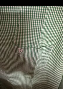 Men's Green Checked Shirt