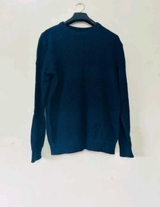 Men's Navy Blue Knit Sweater