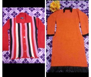 🥳Combo of 2 🥳 Jarsi & kurti for winter
