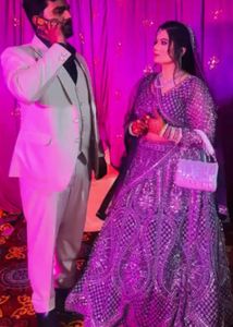party wear heavy lehenga