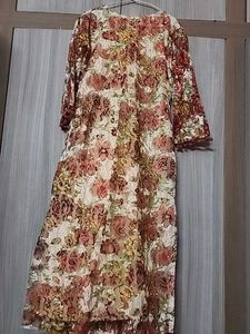 Net A Line Kurti