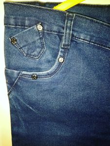 Women Skinny High Rise Blue Jeans