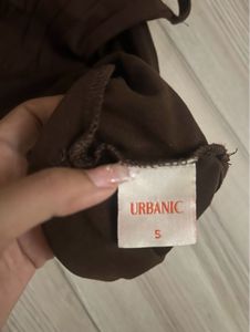 brown corset cotton