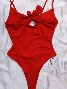 Red One Piece Swimsuit