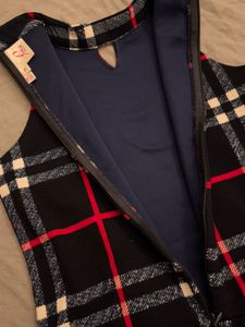 Chic Plaid Mini Dress