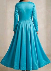 Beautiful Blue Floral Gown
