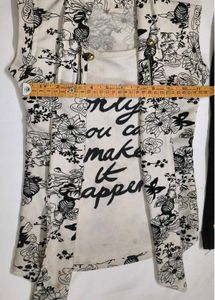 Stylish Floral Print Top &amp; Pants Set