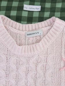 SALE ❗Coquette Pink Cable Knit Sweater