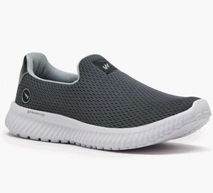 Campus Men's Grey Slip-On Shoes