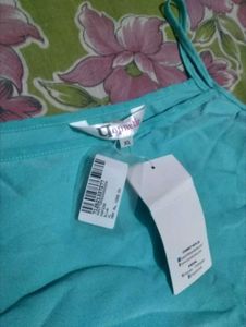 Teal Spaghetti Strap Top