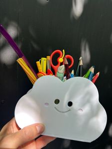 Cute cloud pen holder