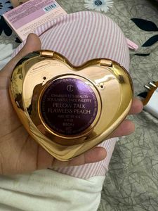 Heart-Shaped Compact Makeup Case