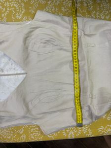 BEIGE ONE PIECE DRESS ( KNEE LENGTH )
