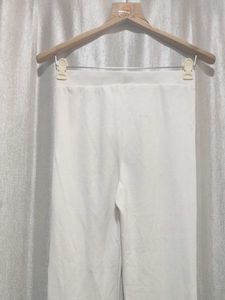 White Flared Leggings