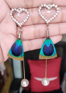 Green Golden Morpankh Earring