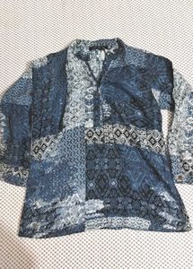 Boho Blue Print Kurta