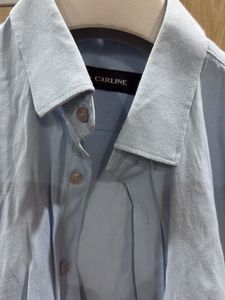 Men's Light Blue Collared Shirt