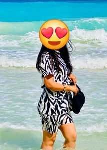 Stylish Zebra Print Co-ord Set