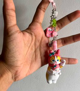 My Melody x Mofusand Keychain