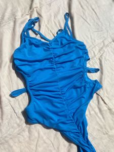 New Blue One Piece Bodysuit